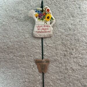 C.R. Gibson "Where Dreams are Planted" Flower or Garden Plant Stake
